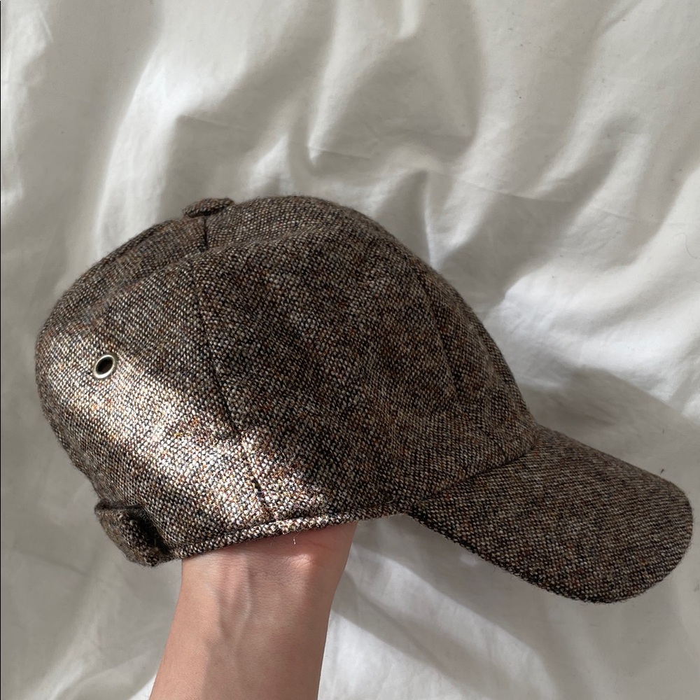 Hanna Hats Brown Tweed Cap